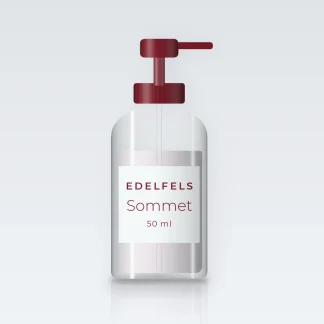 Crème hydratante Sommet au beurre de mangue – Edelfels, flacon-pompe 50 ml