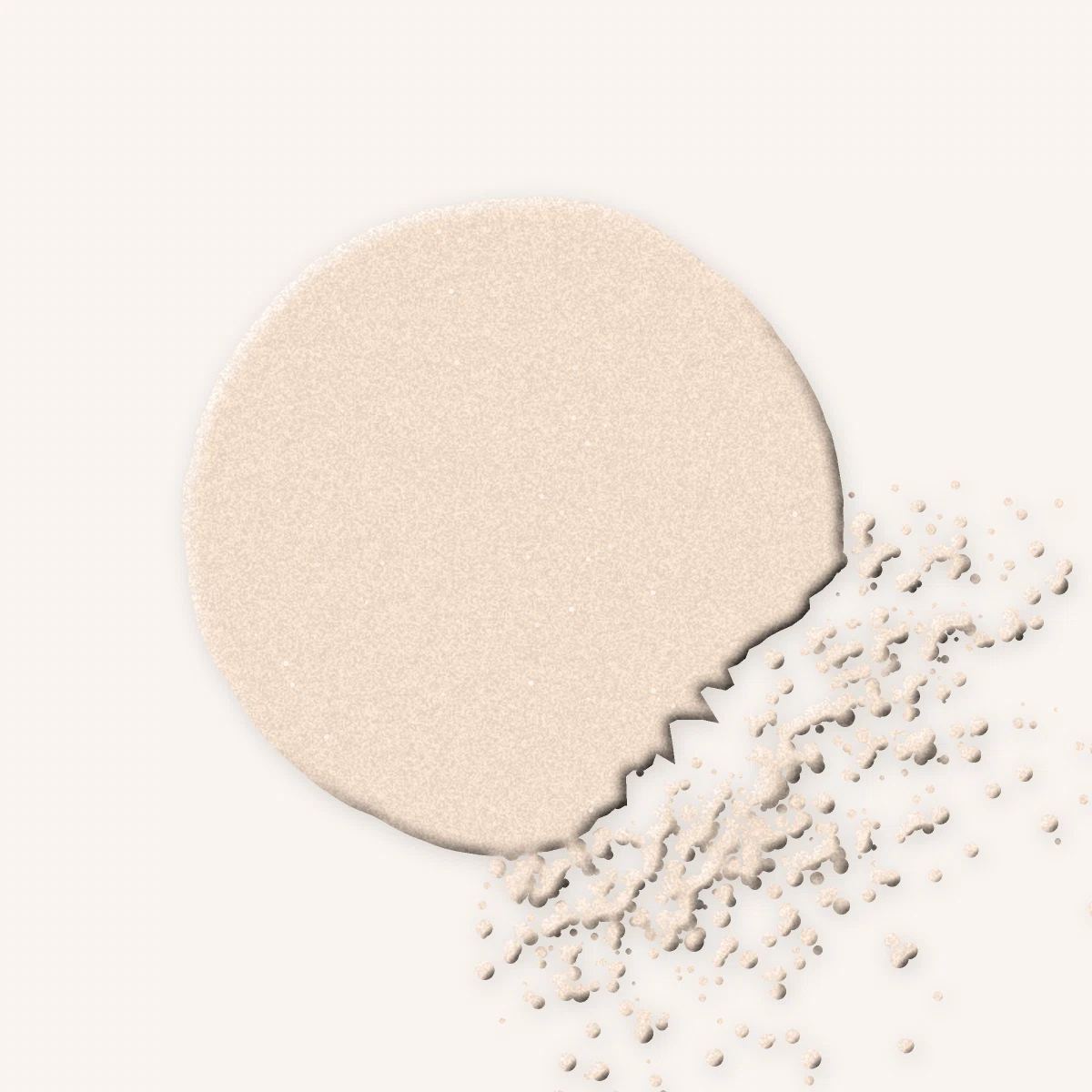Poudre haute définition à l'huile d'argan – Rive Opaline, aperçu de la teinte 02 Porcelaine
