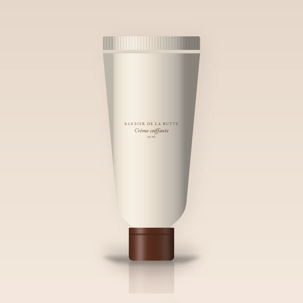 Crème coiffante définition intense aux extraits d'algues – Barbier de la Butte, tube 150 ml