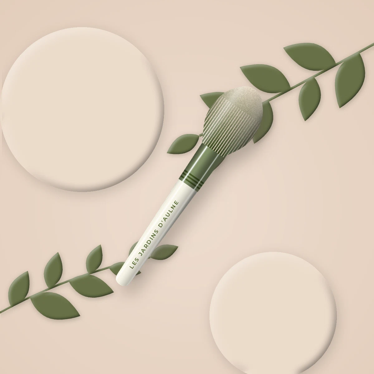 Brosse de finition Potager en bois de hêtre – Les Jardins d'Aulne, photo d'ambiance