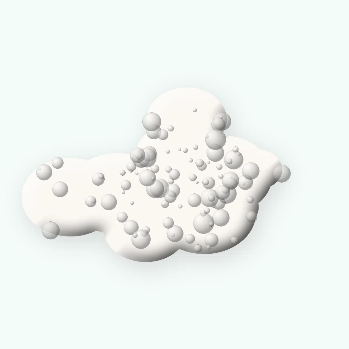 Savon délicatement parfumé à l'argile blanche – Tendrelle, aperçu de la texture