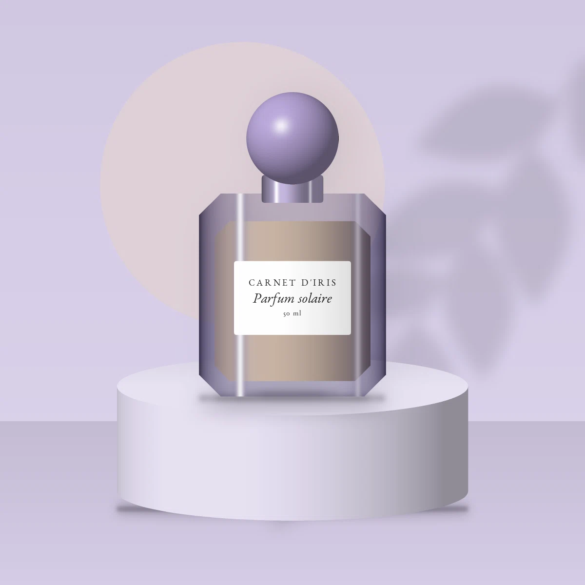 Parfum solaire à la mousse de chêne pour femme – Carnet d'Iris, photo d'ambiance