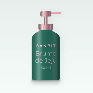 Crème solaire visage hydratante Brume de Jeju SPF 30 – Sanbit, flacon-pompe 50 ml