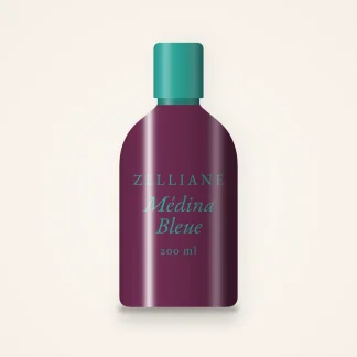 Lotion tonique Médina Bleue à l'hydrolat de lavande – Zelliane, flacon 200 ml