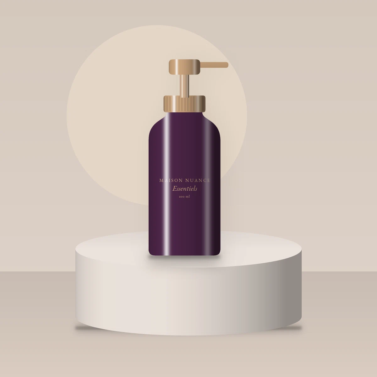 Gel douche Essentiels à l'huile d'argan – Maison Nuance, photo d'ambiance