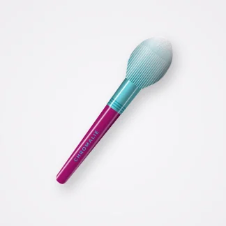Pinceau paupières au manche en aluminium – Chromalie, vue de face