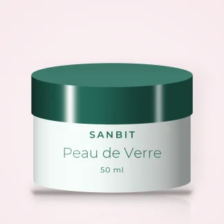 Masque visage purifiant Peau de Verre – Sanbit, pot 50 ml
