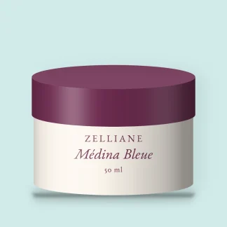 Soin anti-âge Médina Bleue à la vitamine C – Zelliane, pot 50 ml