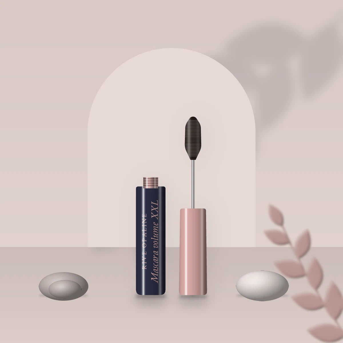 Mascara volume XXL à l'huile de coco – Rive Opaline, photo d'ambiance