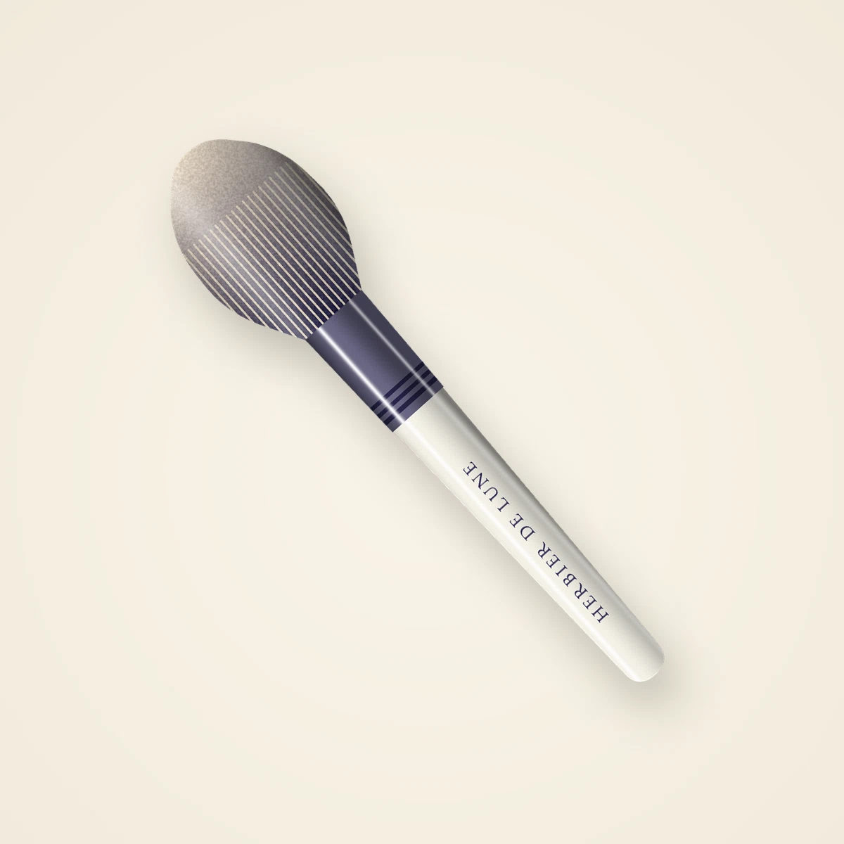 Brosse Rosée de Nuit en bois de bouleau – Herbier de Lune, vue de face