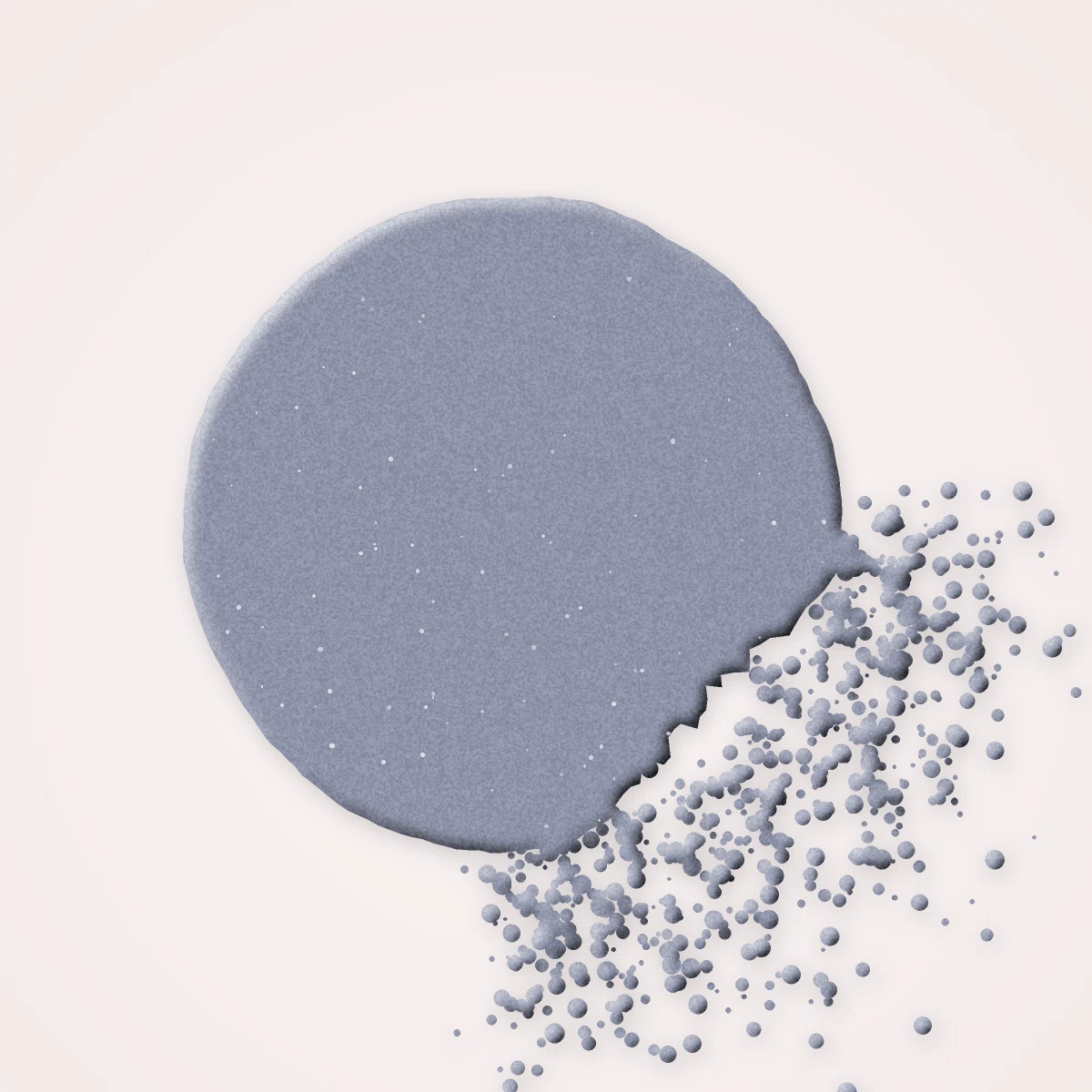 Palette yeux effet smoky à la vitamine E – Rive Opaline, aperçu de la teinte Tons froids