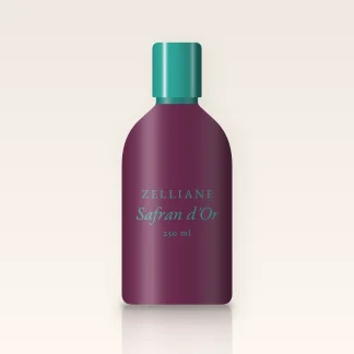Lait corps Safran d'Or à l'huile d'avocat – Zelliane, flacon 250 ml