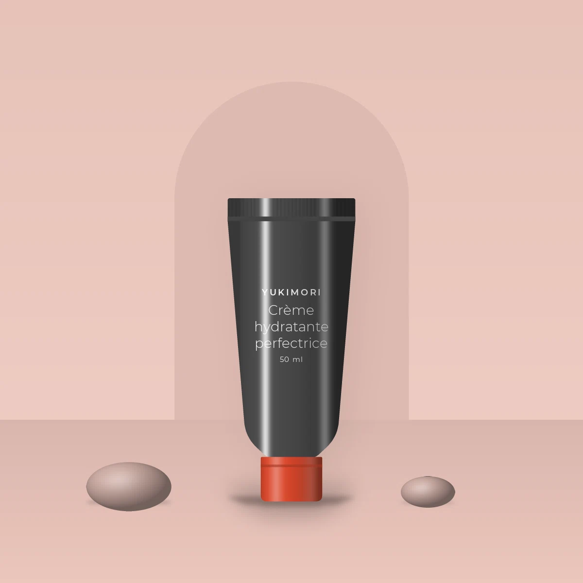 Crème hydratante perfectrice à l'extrait de calendula – Yukimori, photo d'ambiance
