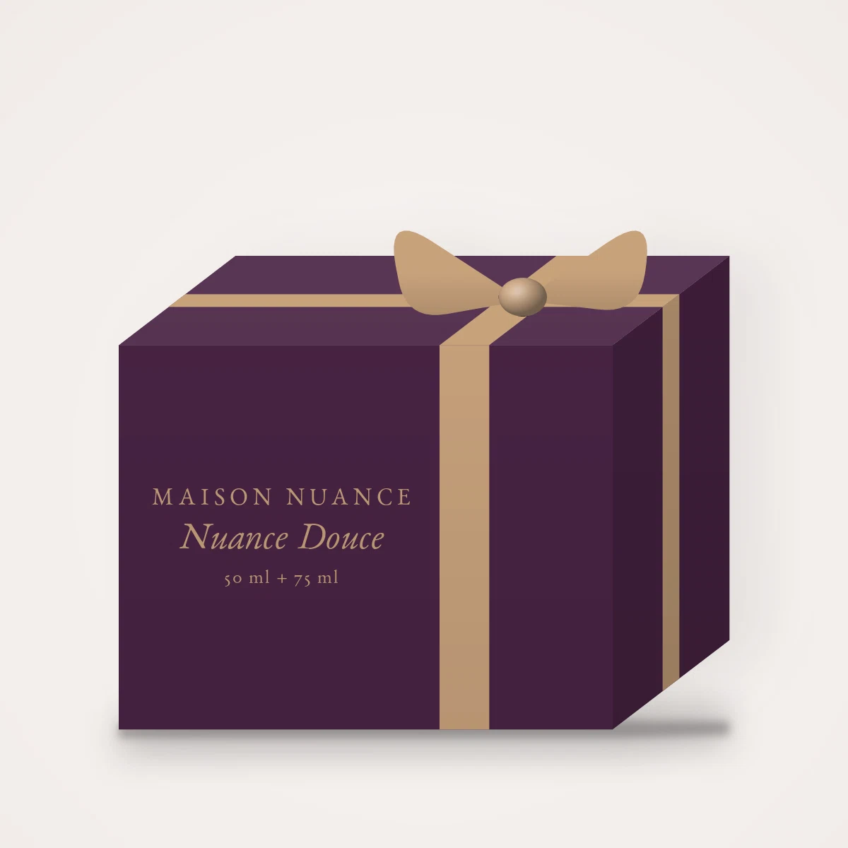 Coffret Nuance Douce au jasmin – Maison Nuance, 50 ml + 75 ml
