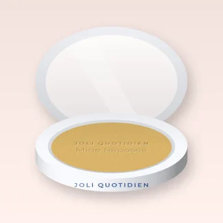 Enlumineur Mine Reposée à l'huile d'argan – Joli Quotidien, boîtier 4,5 g, teinte Doré