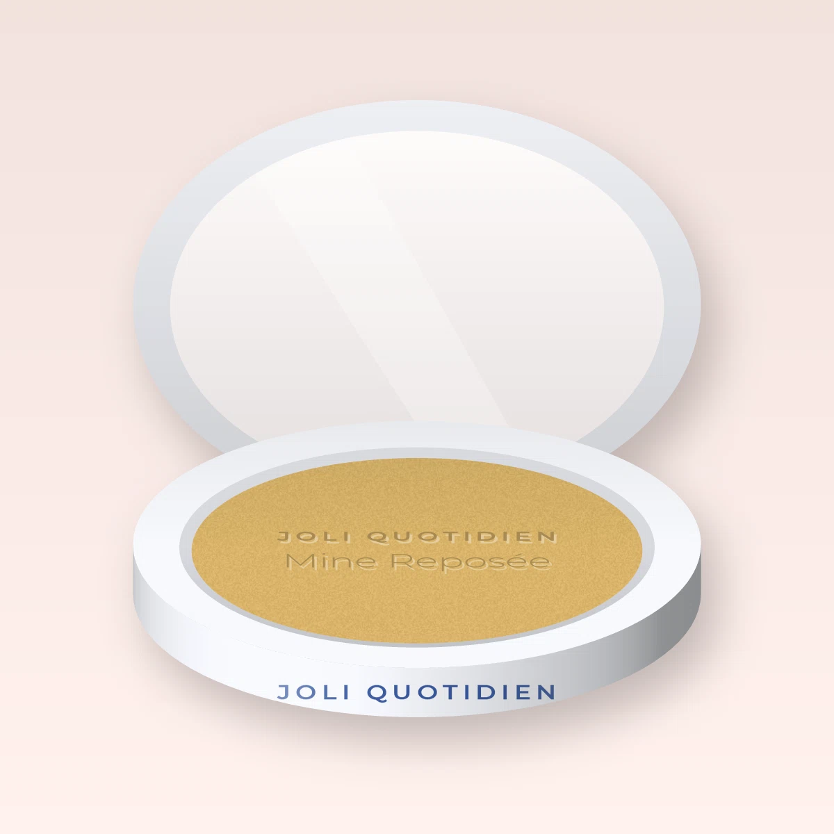 Enlumineur Mine Reposée à l'huile d'argan – Joli Quotidien, boîtier 4,5 g, teinte Doré