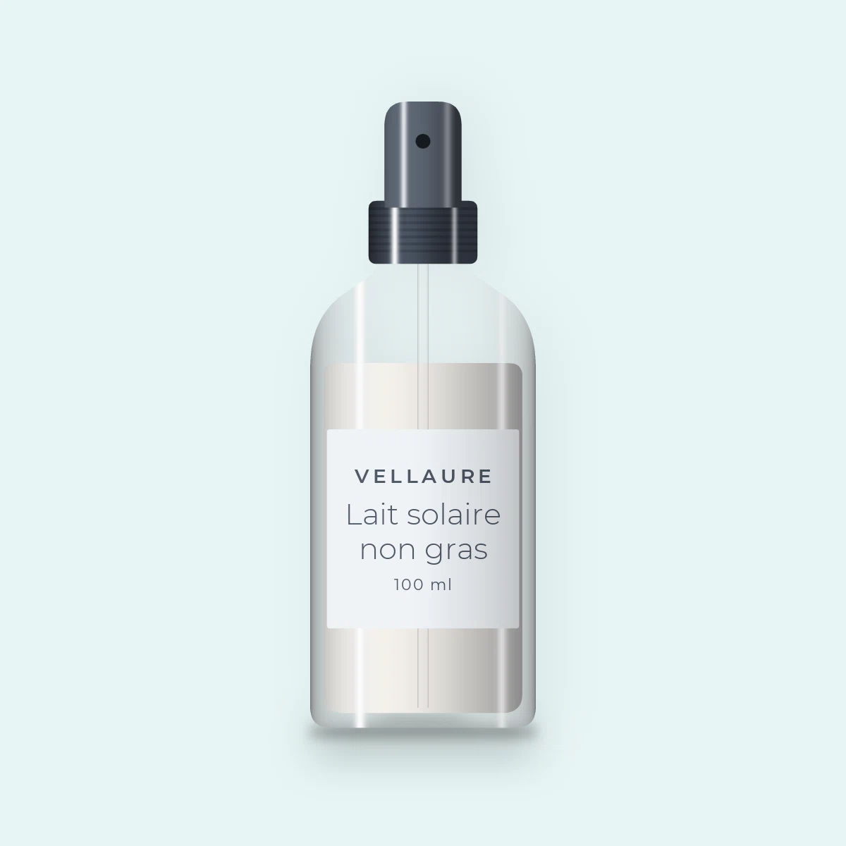 Lait solaire non gras à l'huile d'abricot SPF 50 – Vellaure, flacon spray 100 ml