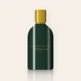 Nettoyant visage anti-imperfections à l'eau de bleuet – Atelier Verdure, flacon 400 ml