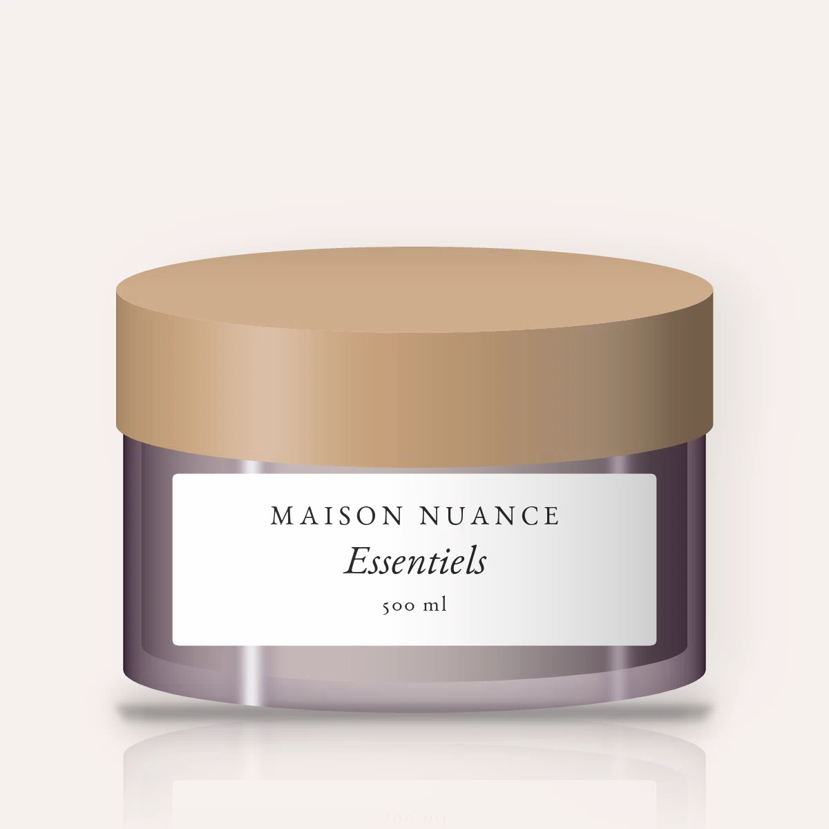 Masque capillaire fondant Essentiels – Maison Nuance, pot 500 ml