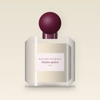 Parfum opulent au patchouli – Balcon Pourpre, flacon 30 ml