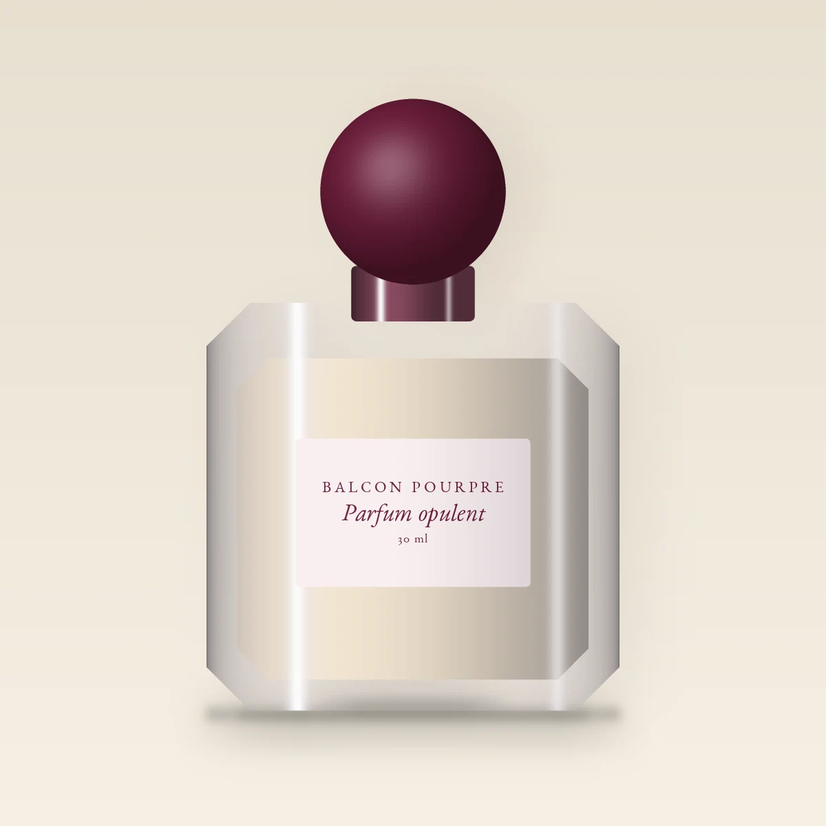 Parfum opulent au patchouli – Balcon Pourpre, flacon 30 ml