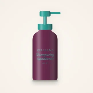 Shampooing équilibrant au fenugrec – Zelliane, flacon-pompe 100 ml