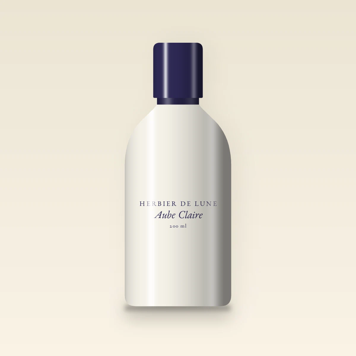 Lait corps Aube Claire à l'huile de noisette – Herbier de Lune, flacon 200 ml