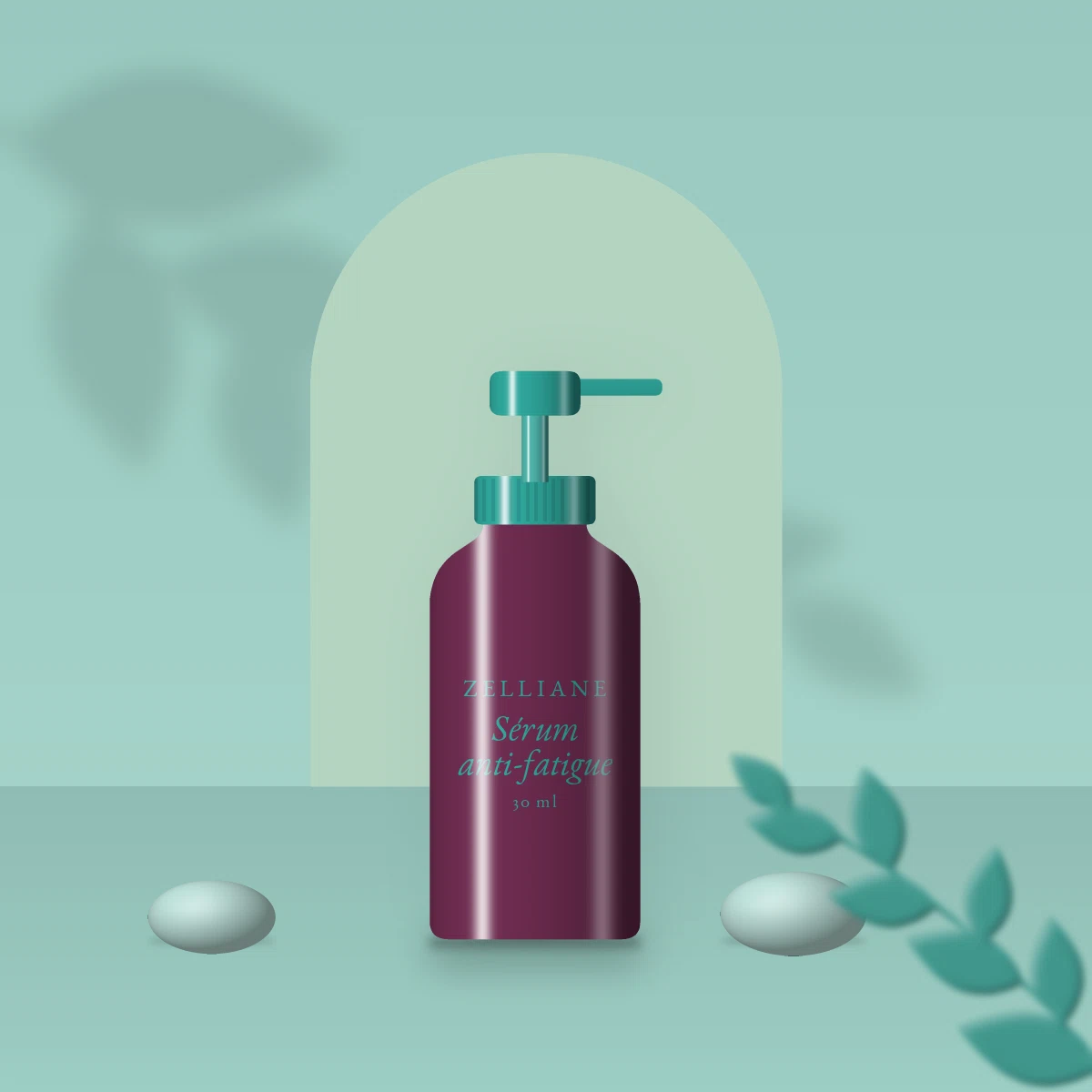 Sérum anti-fatigue à l'alpha-arbutine – Zelliane, photo d'ambiance
