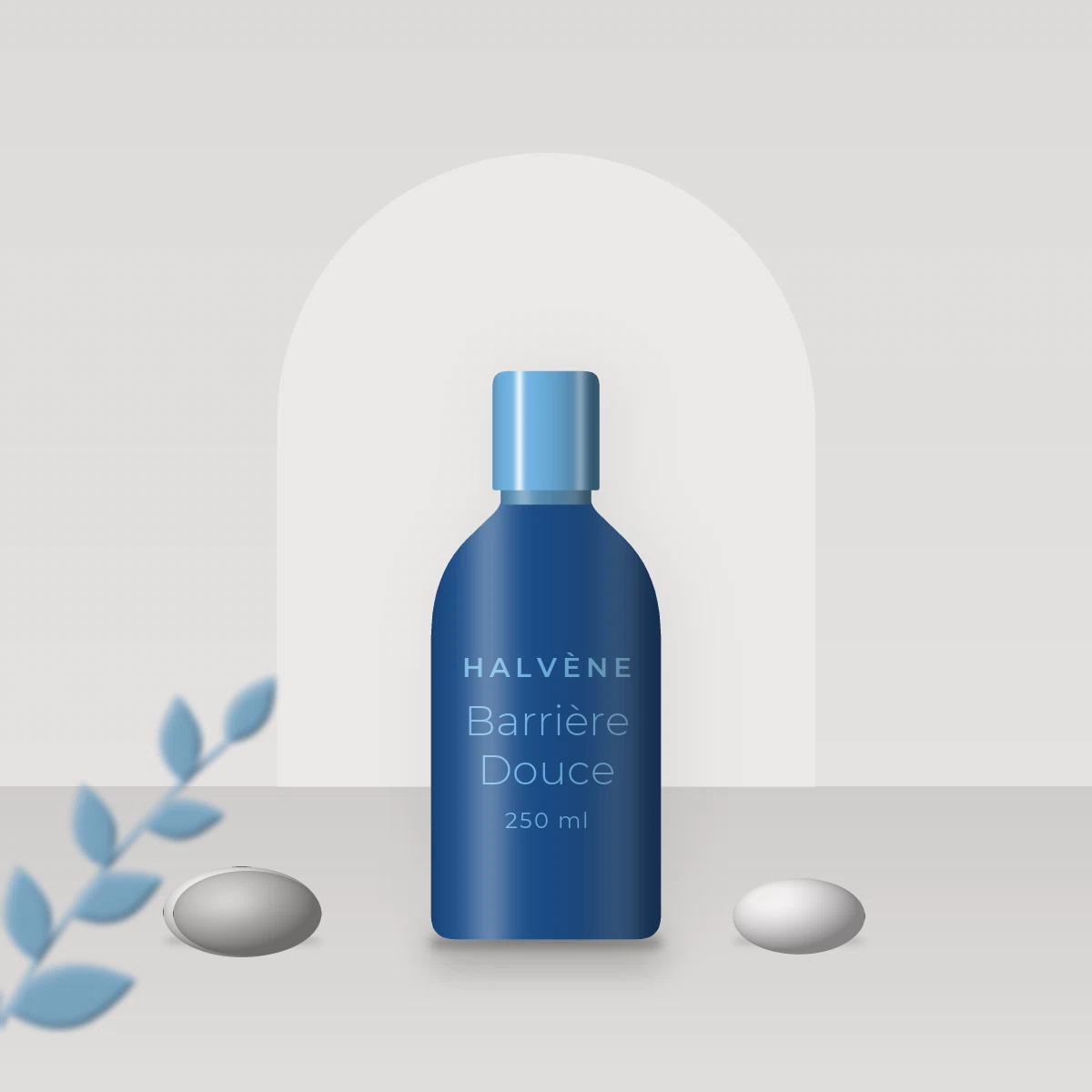 Lait corps Barrière Douce à la provitamine B5 – Halvène, photo d'ambiance