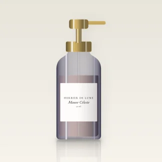Sérum Mauve Céleste à l'acide glycolique – Herbier de Lune, flacon-pompe 50 ml