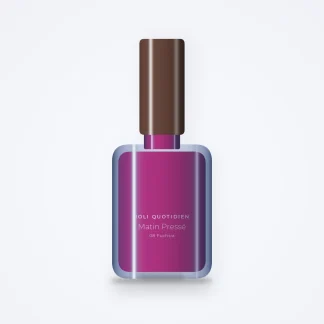 Vernis à ongles Matin Pressé à la camomille – Joli Quotidien, flacon 10 ml, teinte 08 Fuchsia