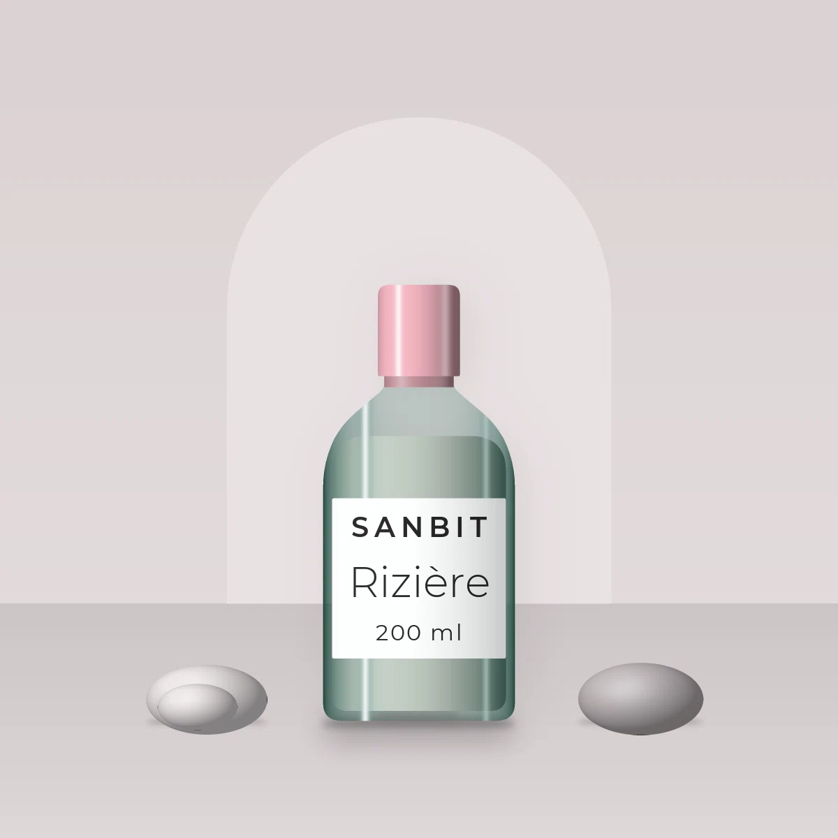 Nettoyant visage Rizière à l'huile de tournesol – Sanbit, photo d'ambiance