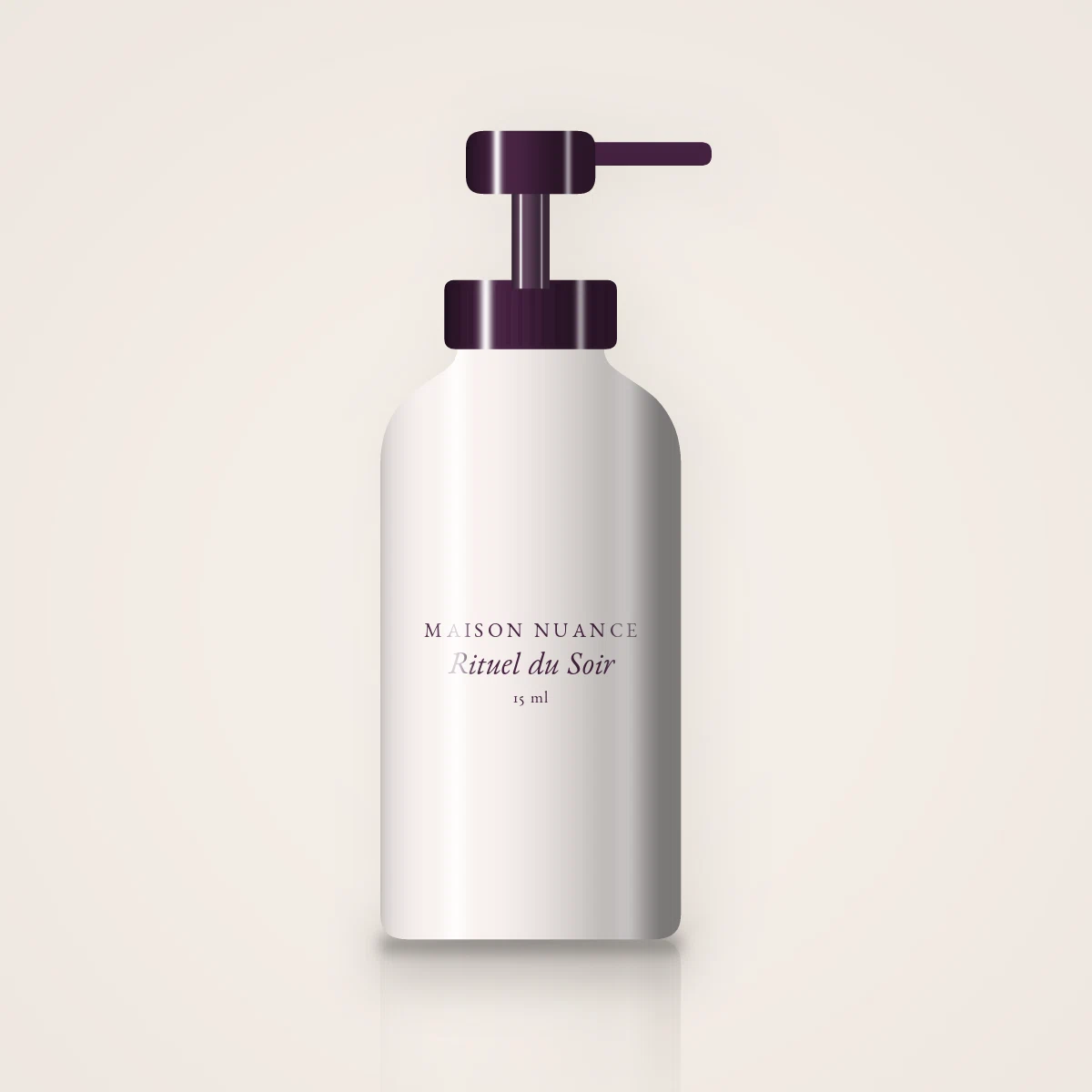 Rituel du Soir sérum perfecteur – Maison Nuance, flacon-pompe 15 ml