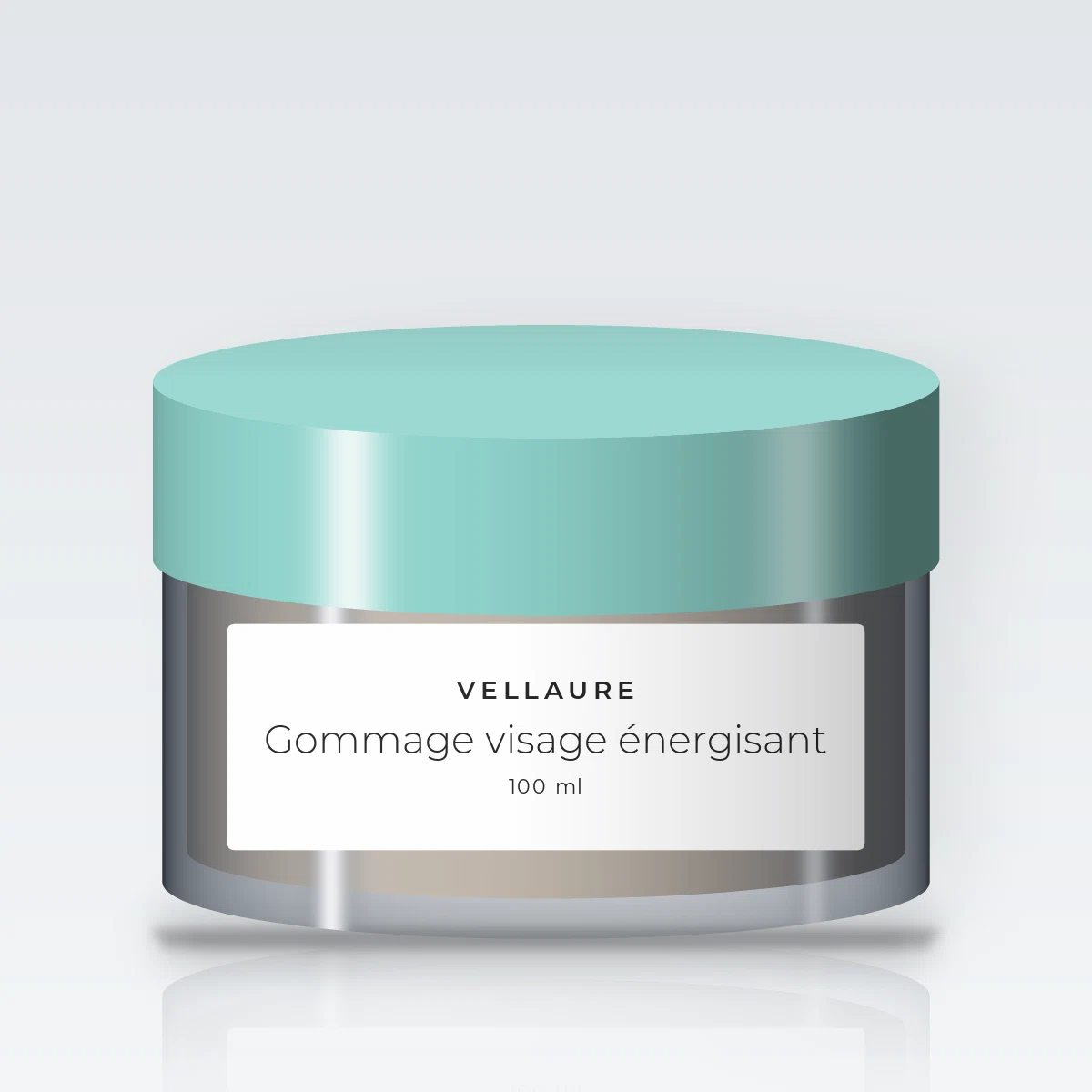 Gommage visage énergisant à la poudre de bambou – Vellaure, pot 100 ml