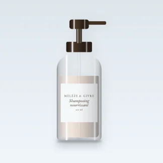 Shampooing nourrissant à la fleur d'oranger – Mélèze & Givre, flacon-pompe 100 ml