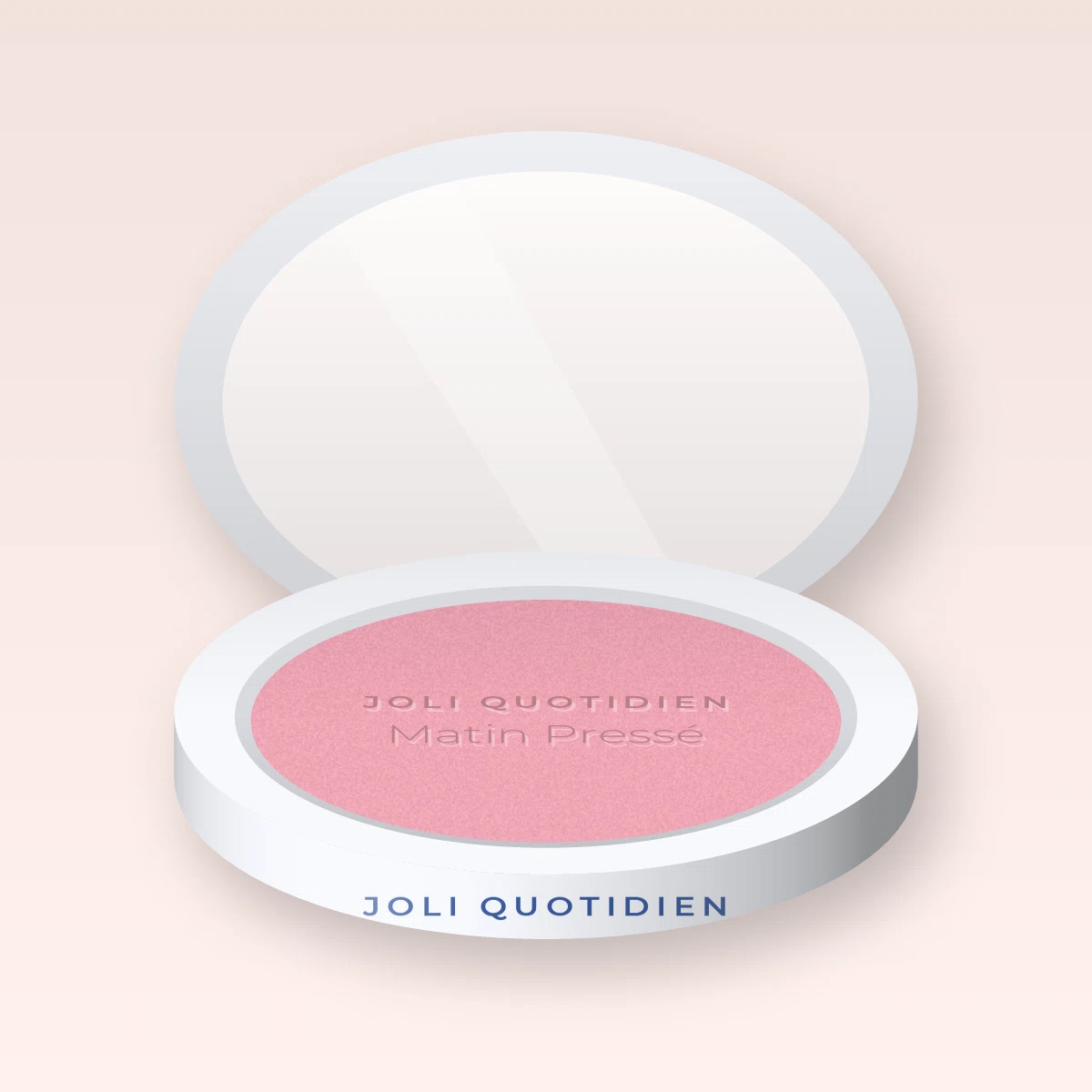 Blush tenue extrême Matin Pressé – Joli Quotidien, boîtier 6 g, teinte 02 Rose tendre