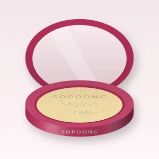 Poudre Melon Frais à l'allantoïne – Sopoong, boîtier 9 g, teinte 06 Banane