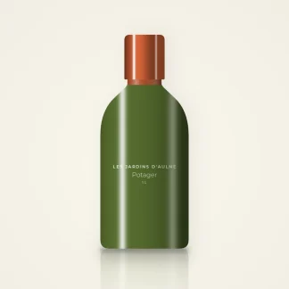 Gel douche Potager à l'huile de baobab – Les Jardins d'Aulne, flacon 1 L