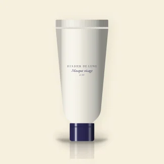 Masque visage peaux sensibles à la niacinamide – Herbier de Lune, tube 50 ml