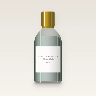 Herbe Folle nettoyant visage éclat – Atelier Verdure, flacon 400 ml