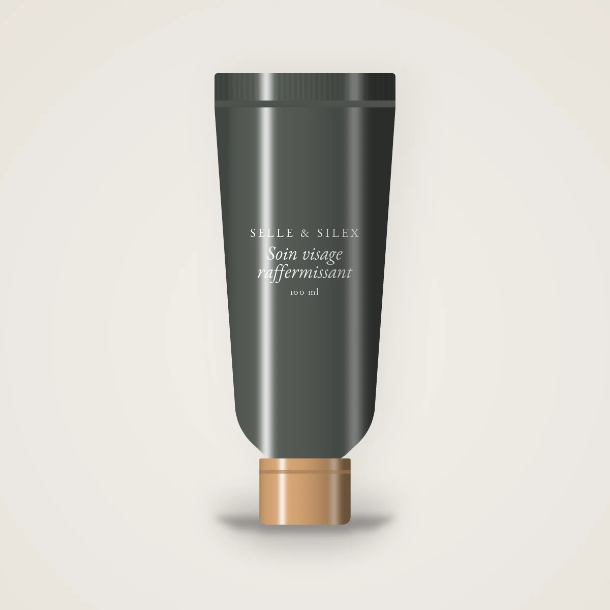 Soin visage raffermissant à la caféine pour homme – Selle & Silex, tube 100 ml