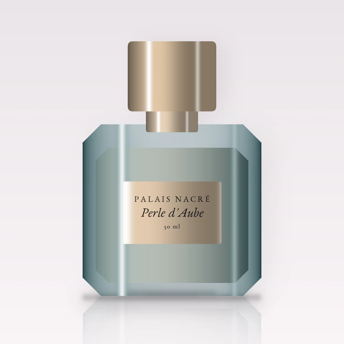 Parfum Perle d'Aube nébuleux à la fève tonka – Palais Nacré, flacon 50 ml