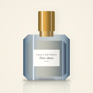 Parfum Porto Antico léger à la violette – Casa Lanterna, flacon 100 ml