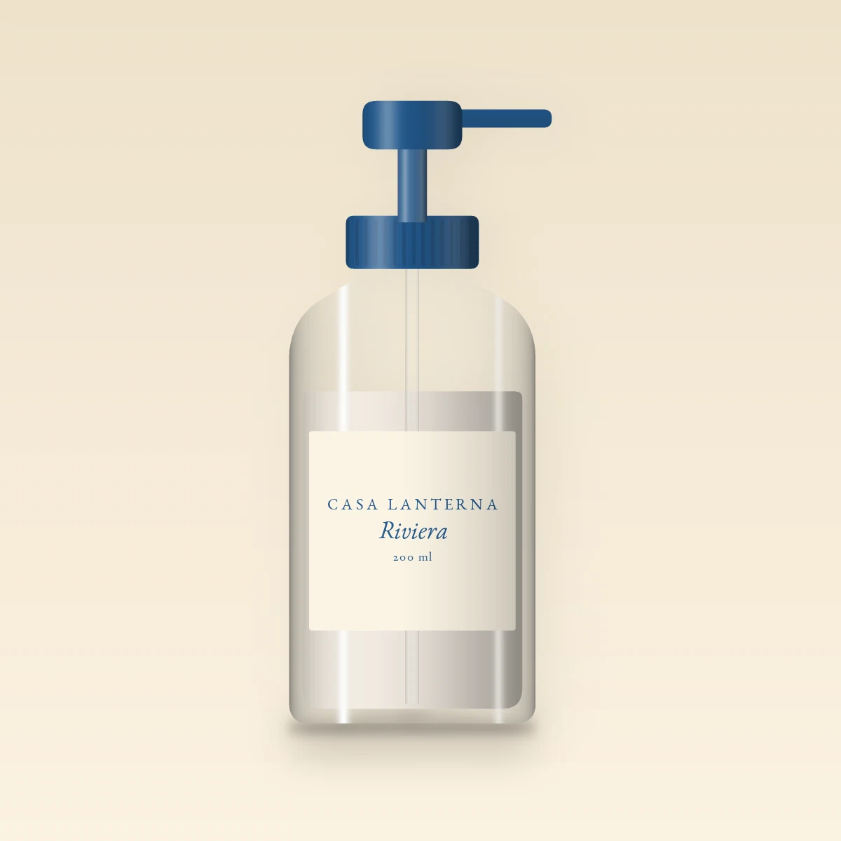 Lait corps Riviera à l'huile de jojoba – Casa Lanterna, flacon-pompe 200 ml