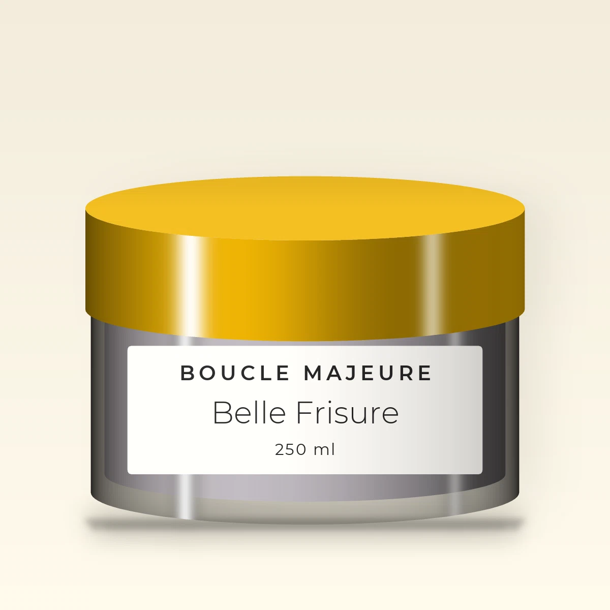 Crème coiffante texturisante Belle Frisure – Boucle Majeure, pot 250 ml