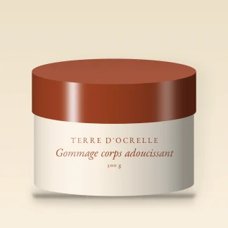 Gommage corps adoucissant au café – Terre d'Ocrelle, pot 300 g
