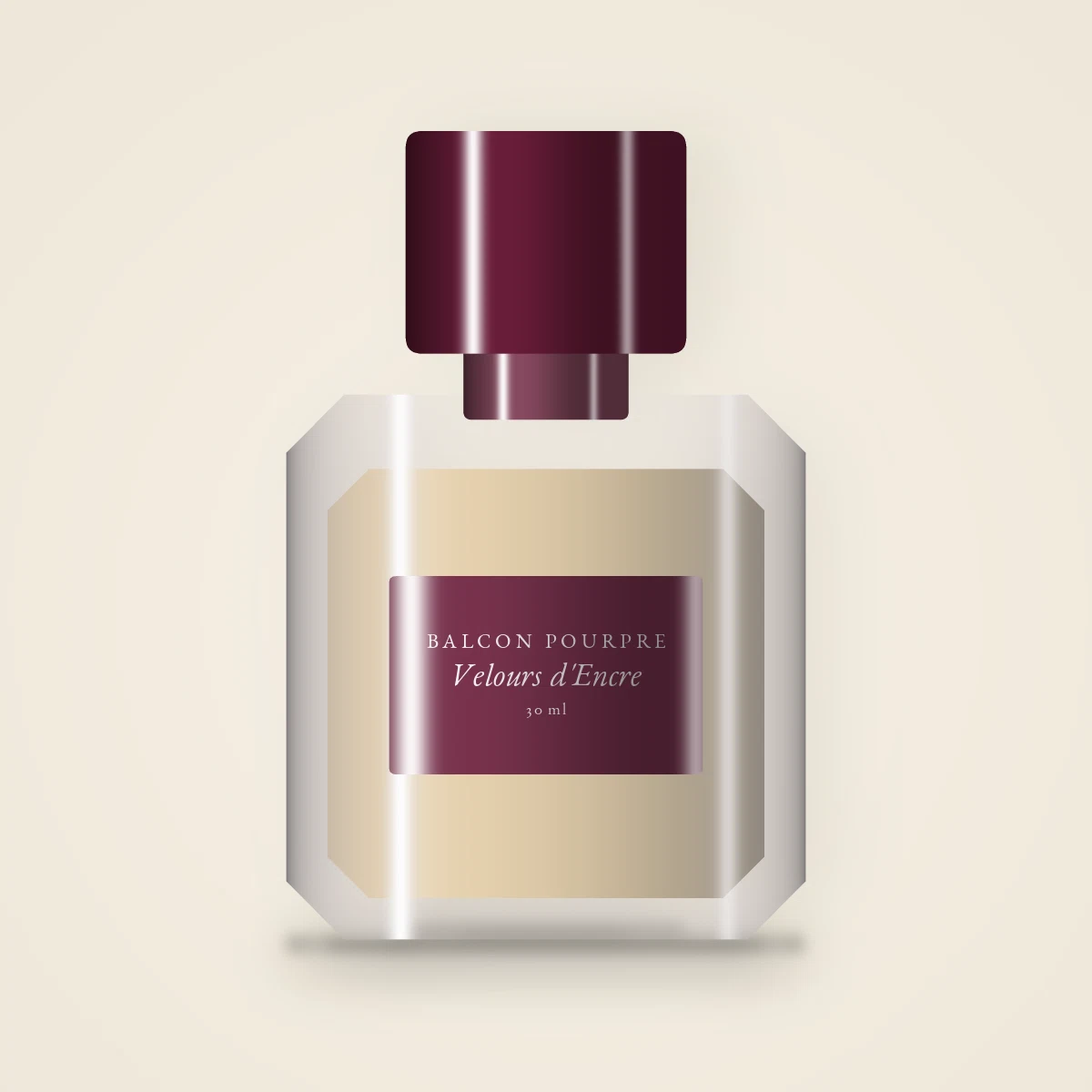 Parfum Velours d'Encre fougueux – Balcon Pourpre, flacon 30 ml