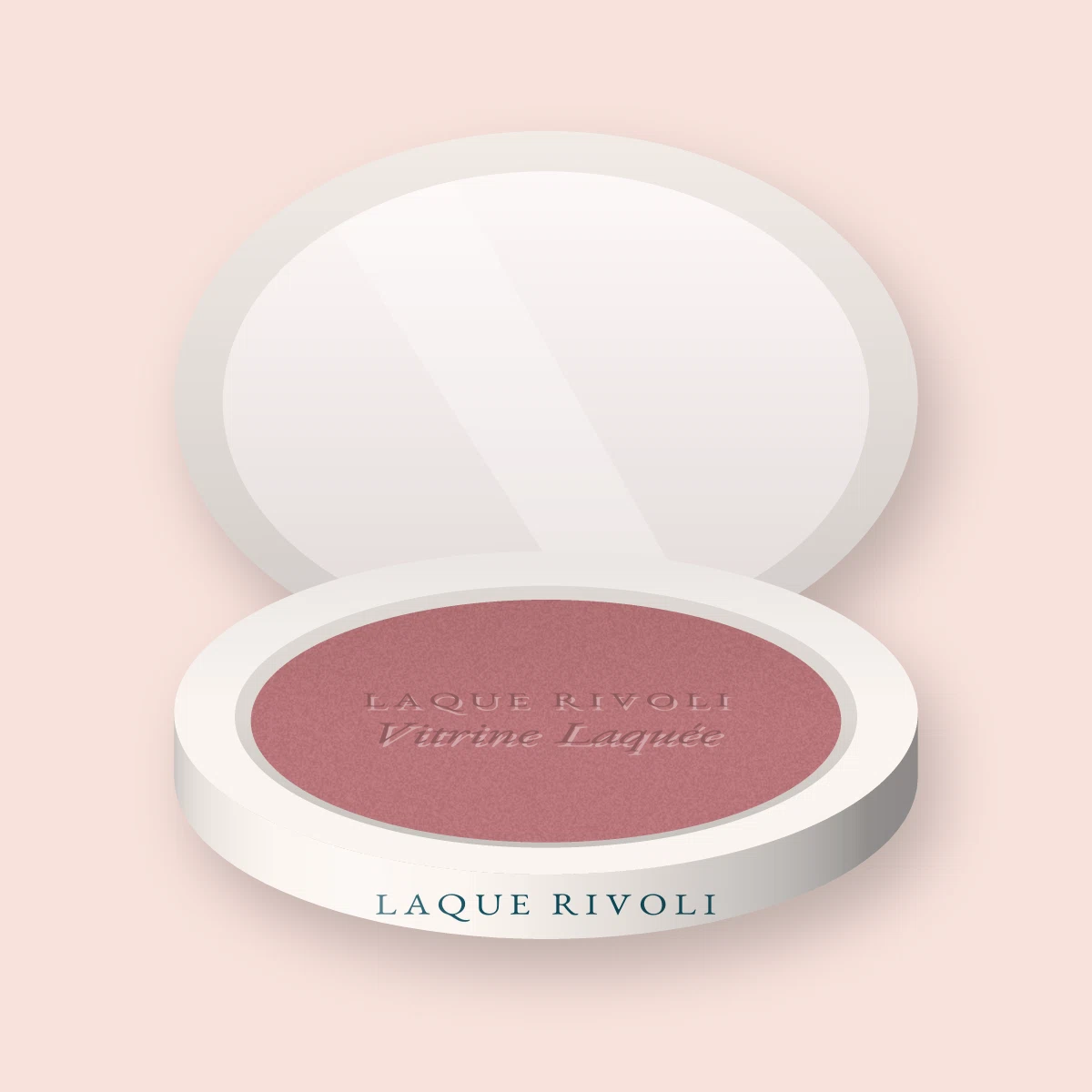 Blush voile de couleur Vitrine Laquée – Laque Rivoli, boîtier 6 g, teinte 09 Bois de rose