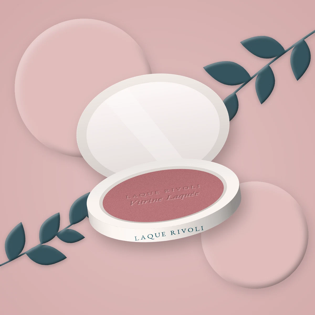 Blush voile de couleur Vitrine Laquée – Laque Rivoli, photo d'ambiance