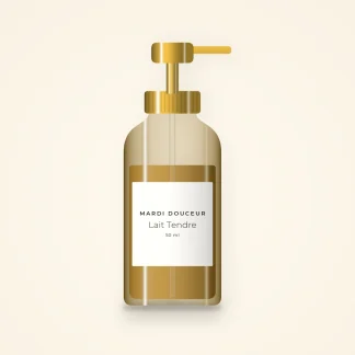 Huile capillaire Lait Tendre au kukui – Mardi Douceur, flacon-pompe 50 ml